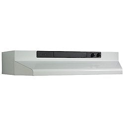 Broan 462401 Under-Cabinet Range Hood with Infinitely Adjustable Speed Control