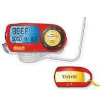 Taylor 817 Weekend Warrior Digital Probe Thermometer w/ Remote Pager & Timer