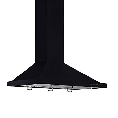 Z Line 8KBB-30 760 CFM Wall Mount Range Hood with Black Finish