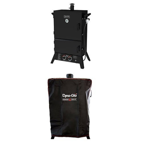 Dyna-Glo Double Door Vertical Smoker-15