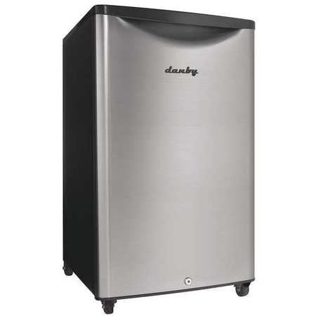 Danby DAR044A6BSLDBO 4.4 cu.ft. Outdoor Rated Compact All Refrigerator, Spotless Steel