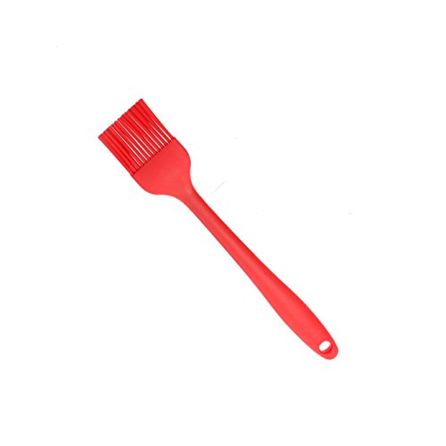 VOYEE Heat Resistant Silicone Pastry Basting Grill Barbecue Brush Oil Brush BBQ Brushes Cherry Red