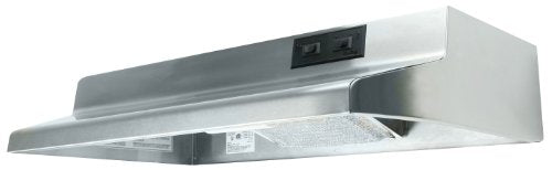 Air King AD1218 Advantage Ductless Under Cabinet Range Hood with 2-Speed Blower, 21-Inch Wide, Stainless Steel Finish