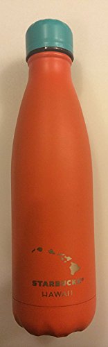 Starbucks Exclusive Hawaii Stainless Steel Orange S'well Thermal Bottle-17oz