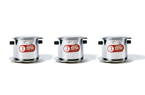 Vietnamese Coffee Filter Set. Also known as a Vietnamese Coffee Maker or Press Extra Large