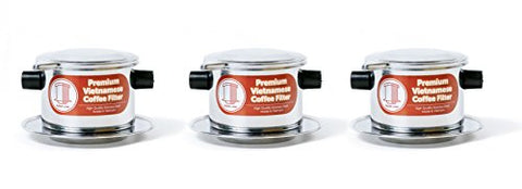 Vietnamese Coffee Filter Set. Also known as a Vietnamese Coffee Maker or Press Extra Large