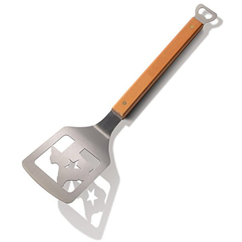 Universal State of Texas Sportula, Heavy Duty Stainless Steel Grilling Spatula