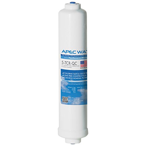APEC ULTIMATE Series US Made 10" Inline Carbon Filter with Quick Connector