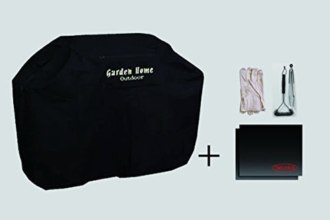 Garden Home Heavy Duty 68'' Grill Cover Black
