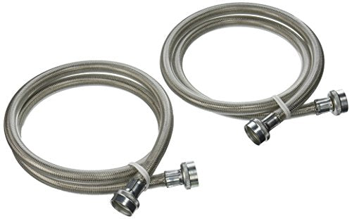 General Electric PM14X10005 Stainless Steel Washing Machine Hoses, 4-Foot (2-pack)