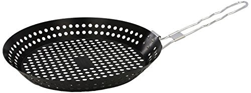 Coleman C04P414 12-Inch Round BBQ Grill Pan Steel with Non-Stick Paint and Chrome Plated Steel Handle (Discontinued by Manufacturer)