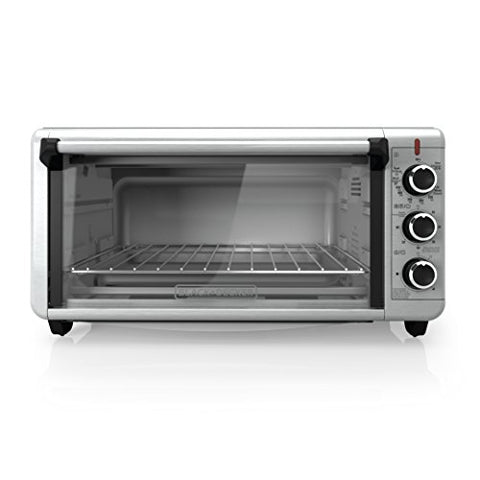BLACK+DECKER 8-Slice Extra-Wide Countertop Convection Toaster Oven