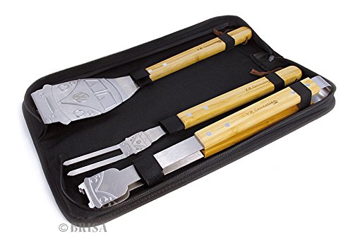 VW Collection by Brisa 3-piece VW Bus BBQ Tool Set in Zippered Carry Case