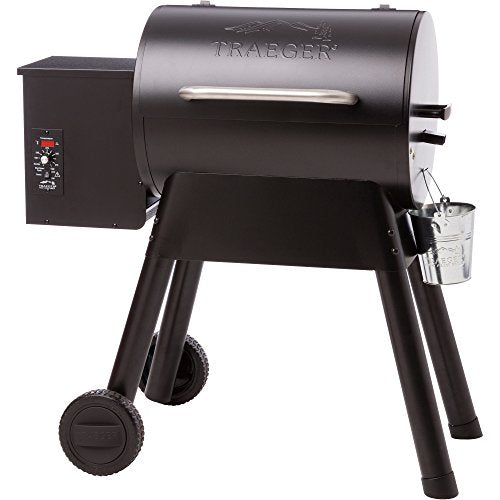 Traeger TFB29PLB Grills Bronson 20 Wood Pellet Grill and Smoker - Grill, Smoke, Bake, Roast, Braise, and BBQ (Black)