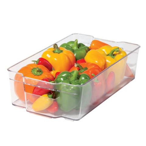 Oggi  Clear Stackable Storage Bin for Fridge