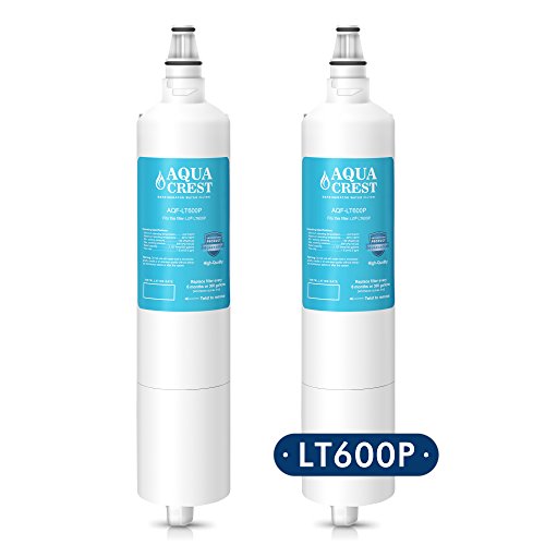 AquaCrest LT600P Refrigerator Water Filter Replacement LG LT600P, 5231JA2006B, 5231JA2006A, KENMORE 46-9990, 9990 Water Filter