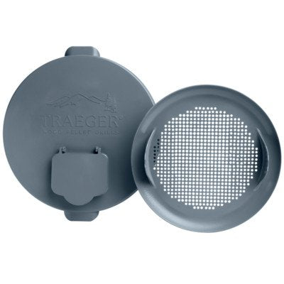Traeger Pellet Grills BAC370 Pellet Storage Lid & Filter Kit, Gray