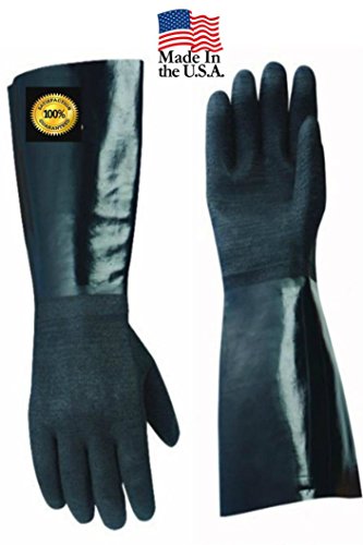 Artisan Griller AG3001T Insulated Heat Resistant Cooking Gloves Pair for BBQ, Grill and Kitchen, 17-Inch Length, Black (Size 10/XL)