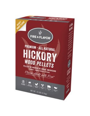 Fire & Flavor Hickory Wood Pellets 10lbs