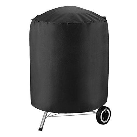 UNICOOK Heavy Duty Waterproof Dome Smoker Cover,Kettle Grill Cover,Barrel Cover