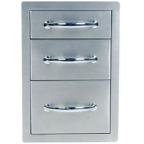 Sunstone Grills Classic Series 14 In. Flush Triple Access Drawer