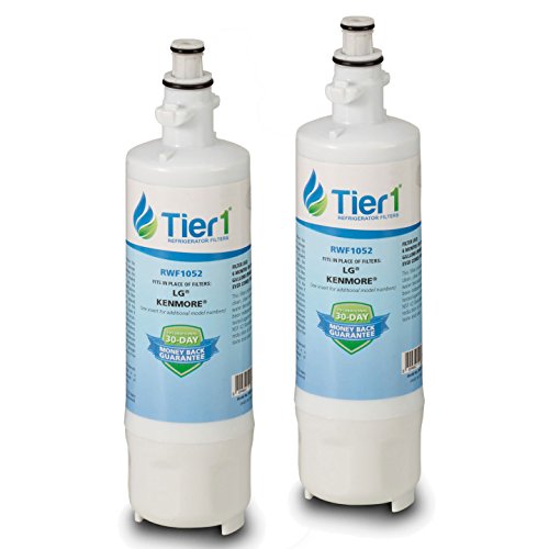 6 Pack Tier1 LT700P Comparable Replacement for LG LT700P, ADQ36006101, ADQ36006102, Kenmore 469690 Refrigerator Water Filter