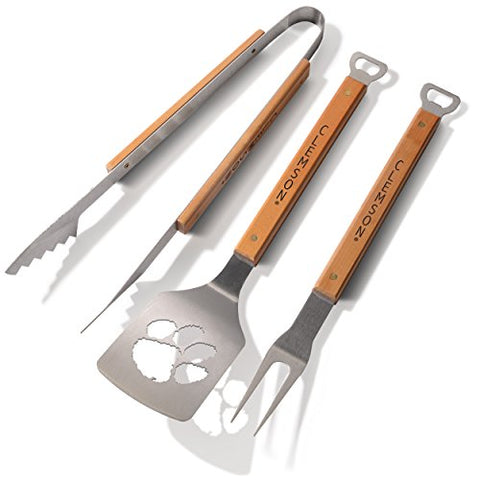 NCAA Alabama Crimson Tide 3PC BBQ Set, Heavy Duty