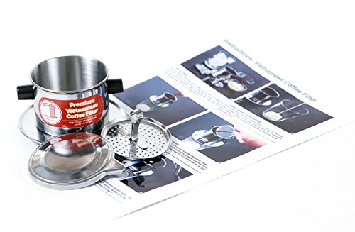 Vietnamese Coffee Filter Set. Also known as a Vietnamese Coffee Maker or Press Extra Large