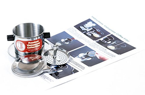 Vietnamese Coffee Filter Set. Also known as a Vietnamese Coffee Maker or Press Extra Large