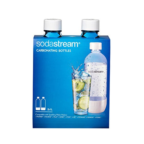 Sodastream 1l Carbonating Bottles (Twin Pack)