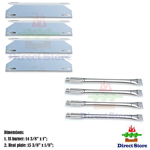 Direct store Parts Kit DG155 Replacement Kirkland (Costco) Models:720-0439; Member's Mark Models :720-0582B,Gas Barbecue Grill Burners & Heat Plates