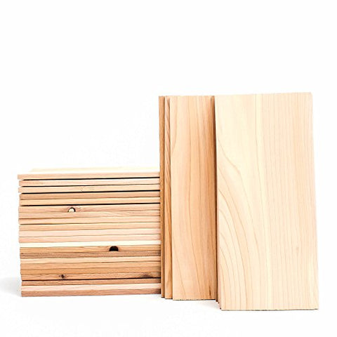 Wood Fire Grilling Co. Grilling Planks - Bulk - 30 Pack - 2-4 Servings (5"x11")