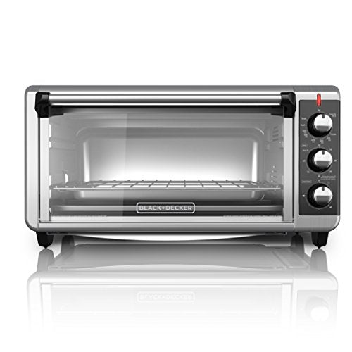 BLACK+DECKER 8-Slice Extra-Wide Countertop Convection Toaster Oven
