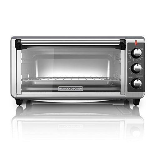 BLACK+DECKER 8-Slice Extra-Wide Countertop Convection Toaster Oven