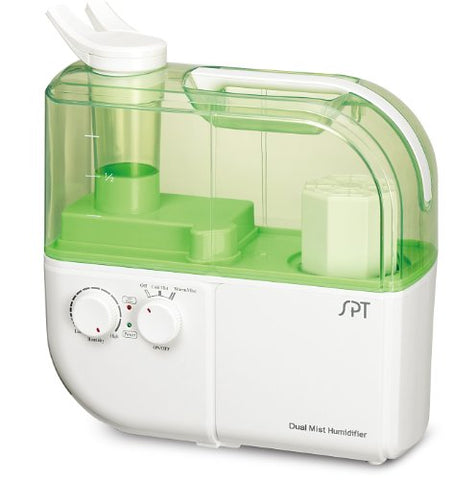 SPT Ultrasonic Dual-Mist Warm/Cool Humidifier with Ion Exchange Filter