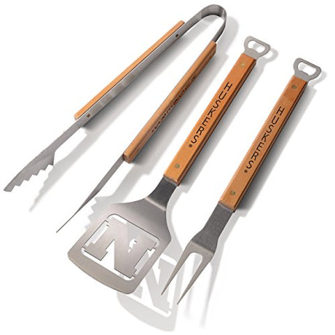 NCAA Alabama Crimson Tide 3PC BBQ Set, Heavy Duty