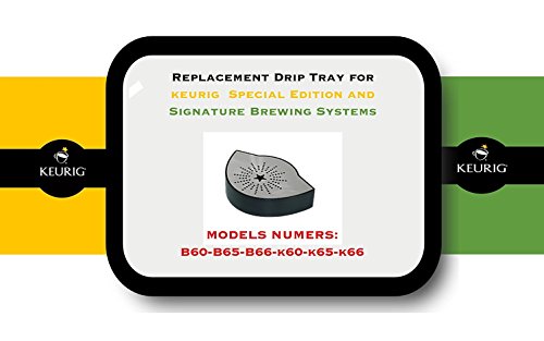 Replacement Drip Tray for Keurig B60, B65, B66, K60, K65, K66, Special Edition and Signature Brewing Systems