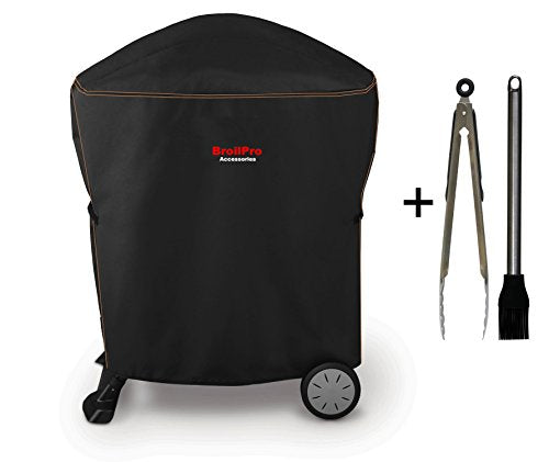 BroilPro Deluxe Grill Cover fit Weber Q 1000/2000 Grill(size as 7113#)