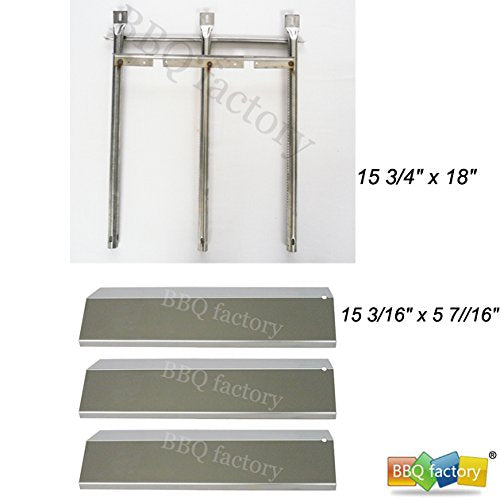 bbq factory® Replacement Tuscany SGR30ML,SGR30M Gas Grill Repair Kit Replacement Burner & Heat Plate