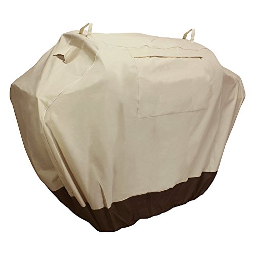 KHOMO GEAR - SAHARA Series - Waterproof Heavy Duty BBQ Grill Cover - XX-Large 72 x 26 x 51 - Different Sizes Available - Compatible with Weber (Genesis), Holland, Jenn Air, Brinkmann, Char Broil, Kenmore & More