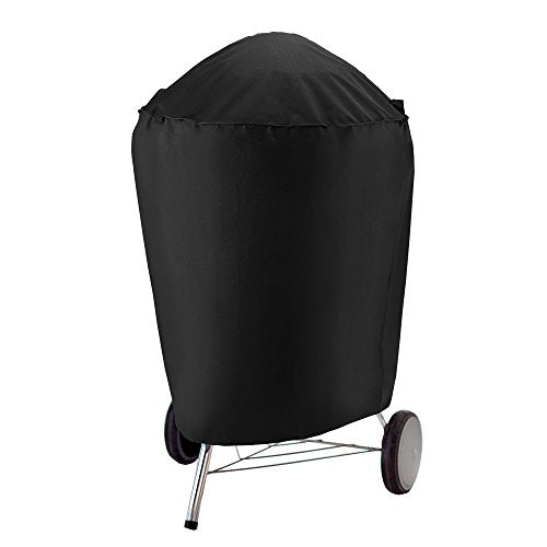 unPatio Dome Smoker Cover, Heavy Duty Waterproof Kettle Cover, Vertical Water Smoker Cover, Round Kettle Grill Covers, All Weather Protection for Weber, Char-Broil and More