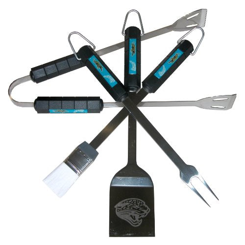 NFL Jacksonville Jaguars 4-Piece Barbecue Set