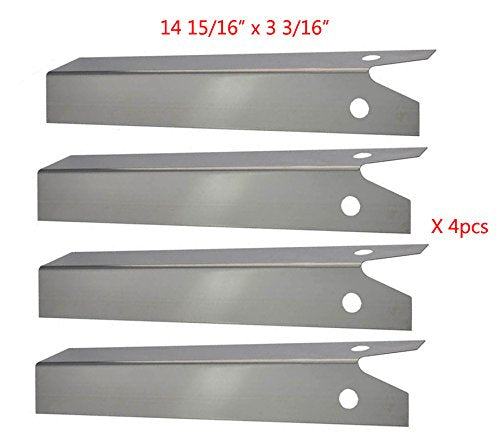 SP0151(4-pack) Stainless steel Heat Plate/ Heat Shield for Great Outdoors, Uniflame Grills, and Other Model Grills