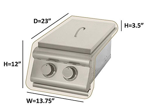 Formosa Covers BBQ side burner & built-in grill cover up to 56" (side burner, 30" L, 33" L, 36" L, 45" L, 56" L)