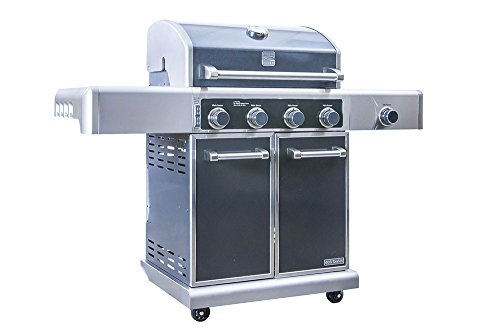 KENMORE ELITE 4 Burner Grill plus Side Burner , Metallic Gun Metal