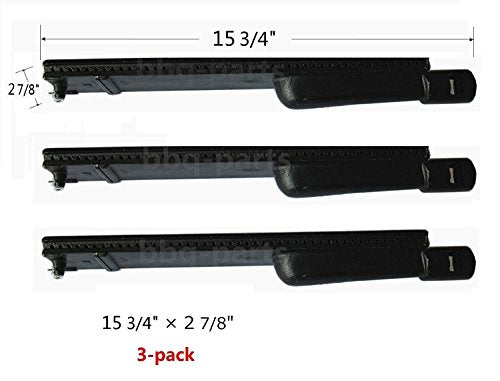 Hongso Replacement Gas Grill Cast Iron Burner for Aussie, Bakers and Chefs,Charbroil,Coleman, Nexgrill, Sams, Sam's, Sterling Forge, Lowes Model Grills
