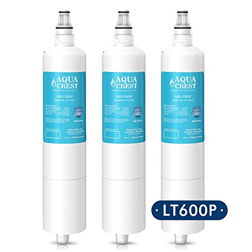 AquaCrest LT600P Refrigerator Water Filter Replacement LG LT600P, 5231JA2006B, 5231JA2006A, KENMORE 46-9990, 9990 Water Filter