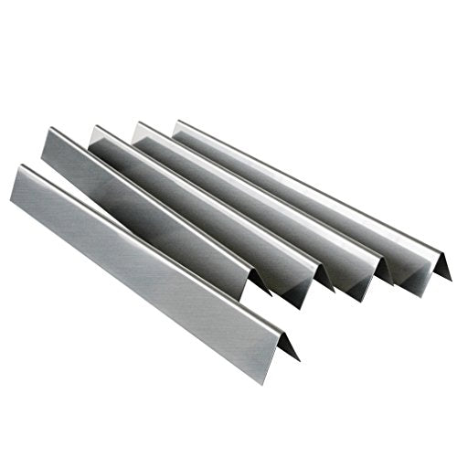 onlyfire Gas Grill Replacement Stainless Steel Flavorizer Bars/Heat Plate for Weber 7537, Set of 5, 22 1/2