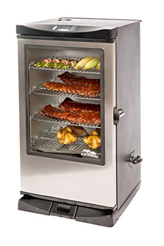 Masterbuilt 20070910 30-Inch Black Electric Digital Smoker, Top Controller