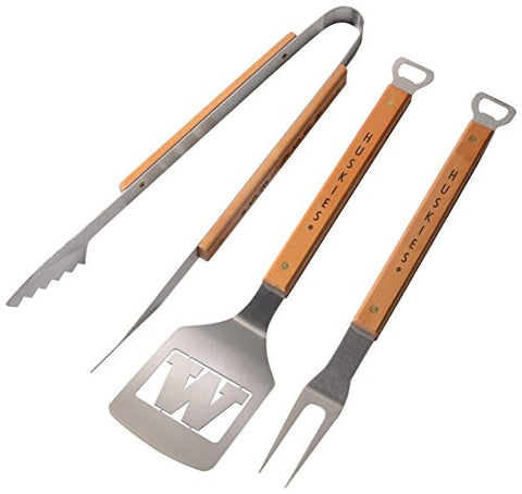 NCAA Alabama Crimson Tide 3PC BBQ Set, Heavy Duty